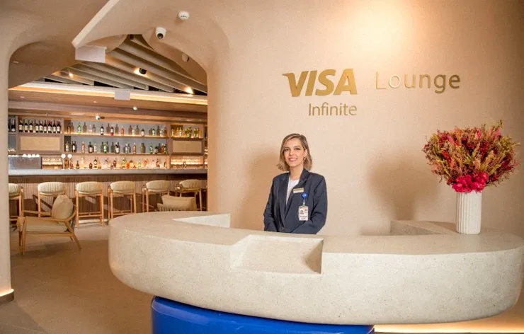 Visa implementa fila virtual no Visa Infinite Lounge em Guarulhos